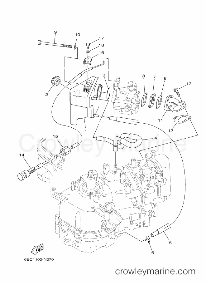 Yamaha Motors F6CMH (6EE2) [060] - INTAKE
