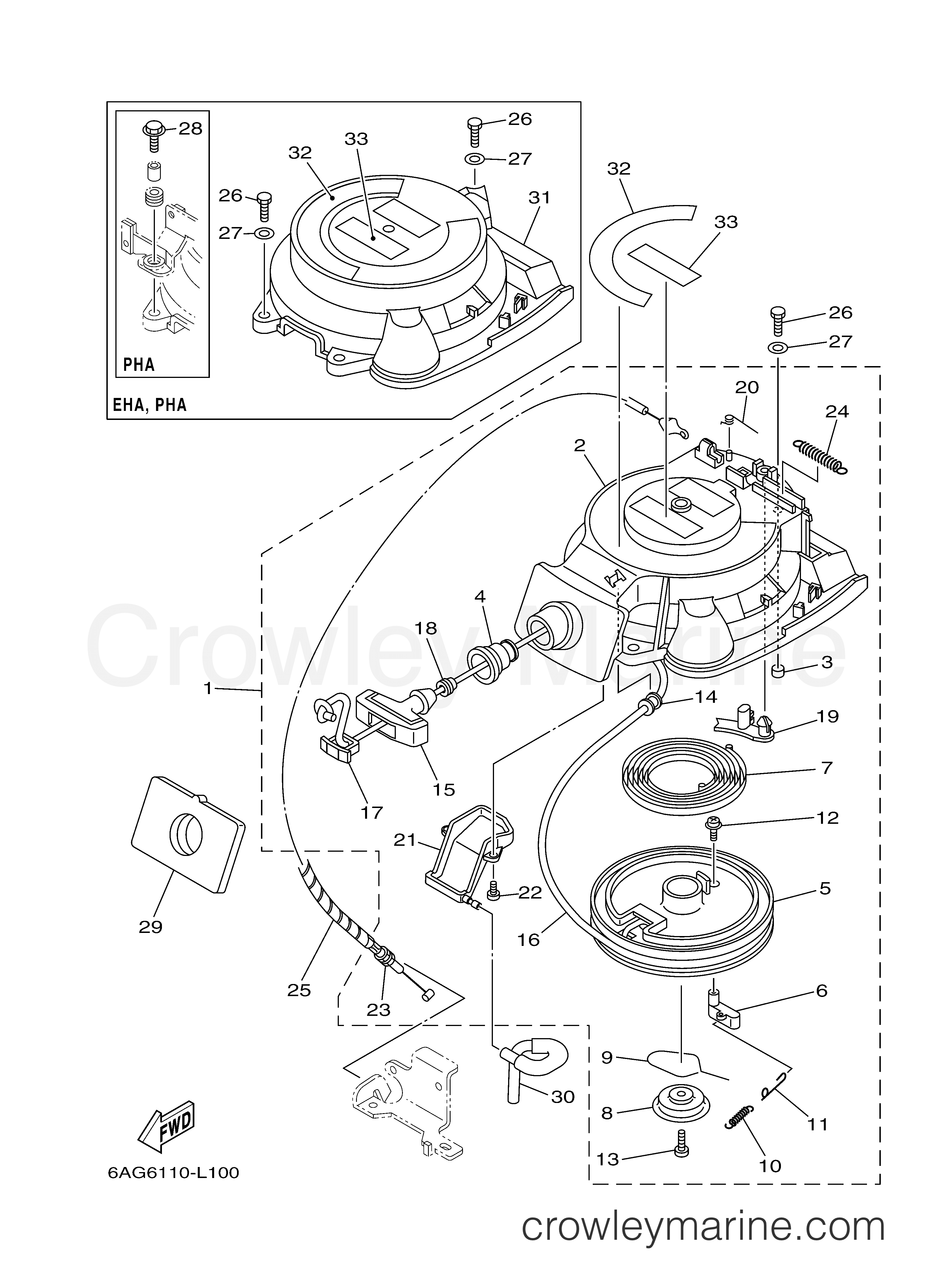Yamaha Motors F15LEHA - STARTER