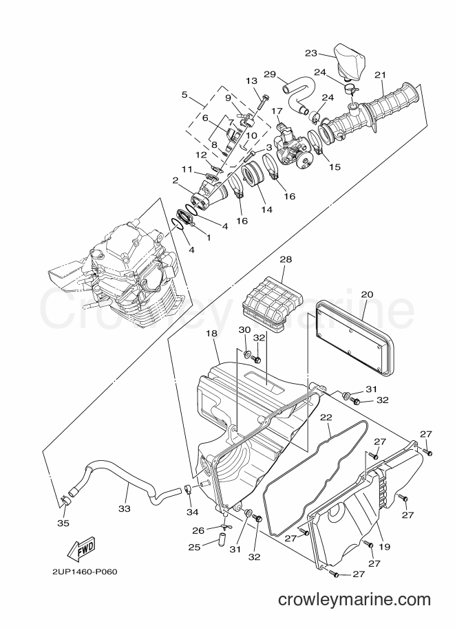 2017 Street Bike FZN150 - FZN150 (2UP3) [010] - INTAKE