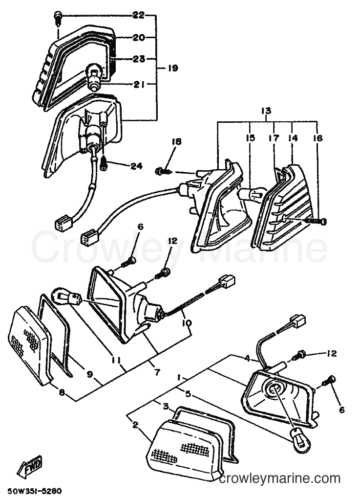 1989 Scooter XC125 - XC125 (3KR1) [999] - FLASHER LIGHT