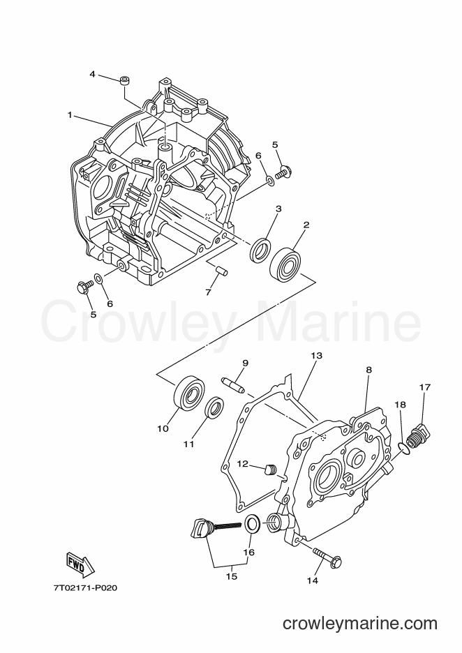 2015 Snowblower YT660 - YT660 (7T02) [010] - CYLINDER & CRANKCASE