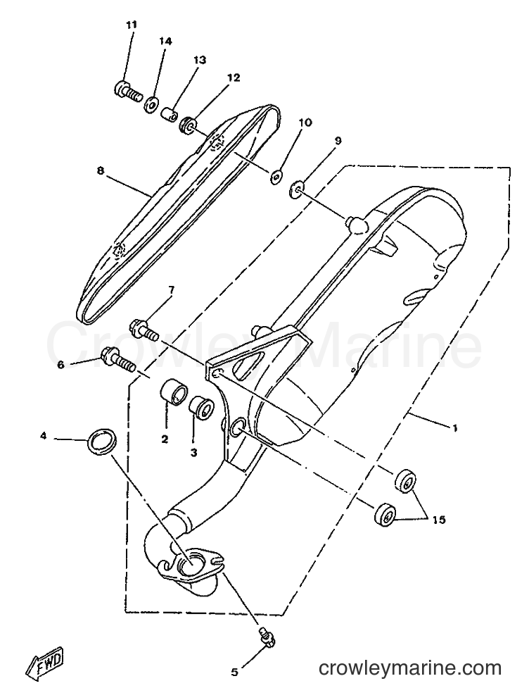 1996 Scooter YA50R - YA50R (4SJ3) [99A] - EXHAUST
