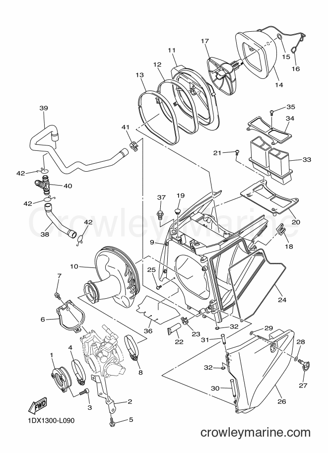 2012 Dirt Bike WR450F - WR450F (1DX4) [010] - INTAKE