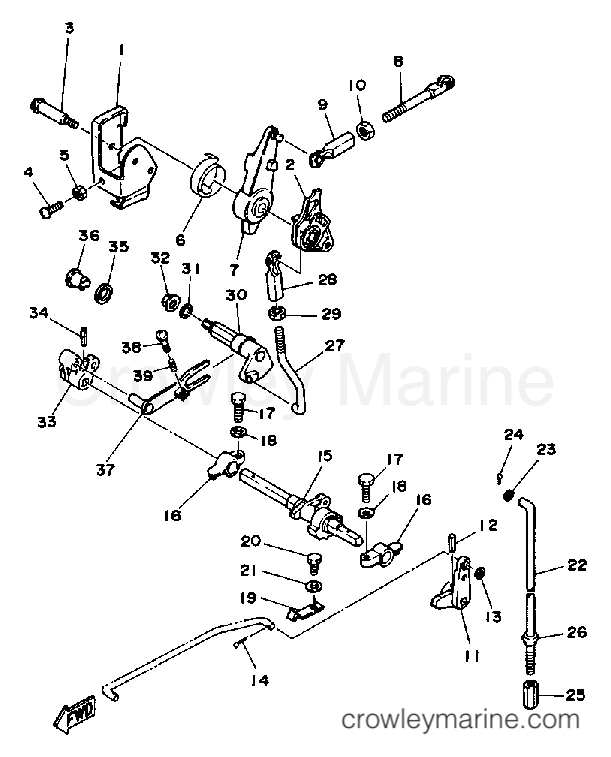 Yamaha Motors 30ESF - CONTROL ENGINE