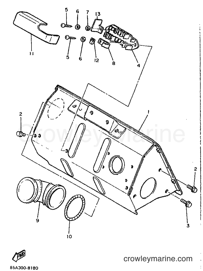 Yamaha Motors BR250TF (86D4) [010] - STEERING GATE