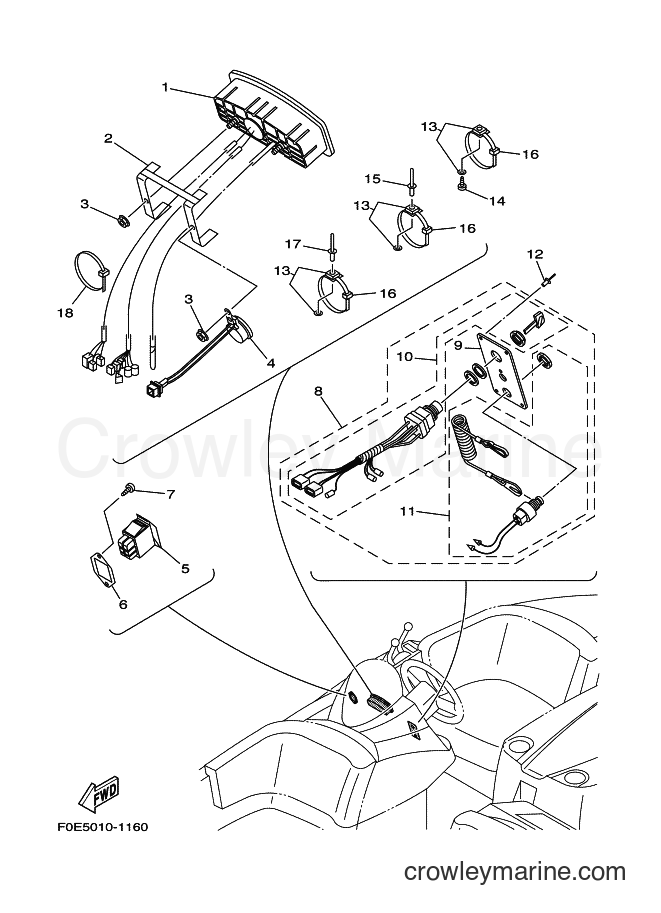 Yamaha Motors JET FOR 1430TR (66U1) [01B] - ELECTRICAL 2