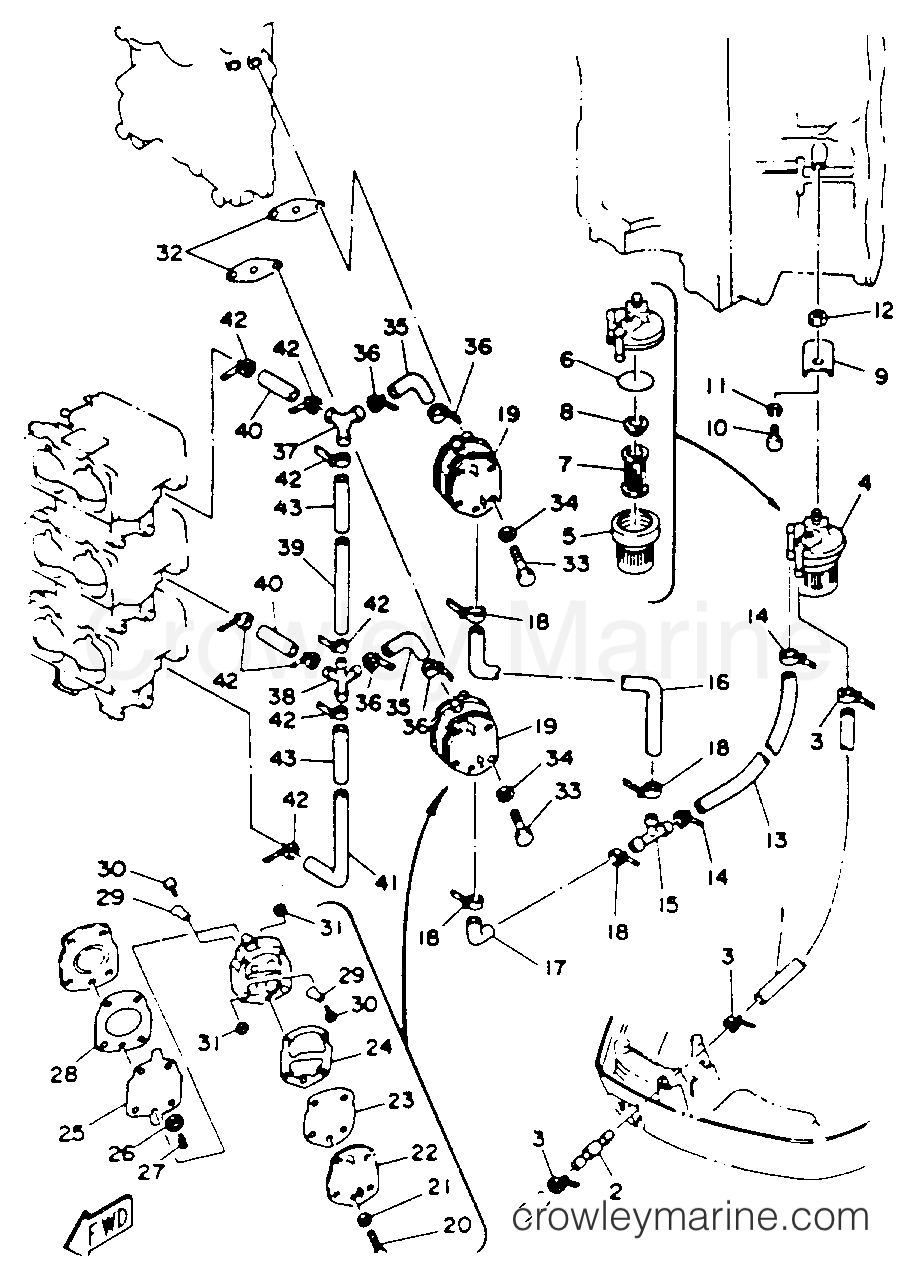 Yamaha Motors 150TXRR - FUEL SYSTEM 1