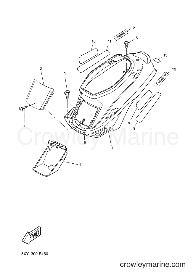 2003 Scooter CW50L - CW50L (5YA1) [030] - SIDE COVER