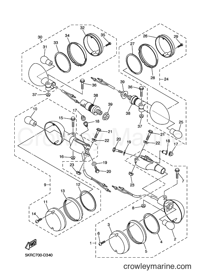 Yamaha Motors XVS250 (19D8) [010] - FLASHER LIGHT
