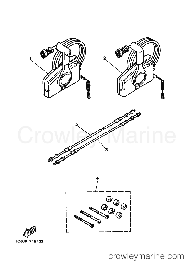 Yamaha Motors 30D (6J80) [010] - REMOTE CONTROL