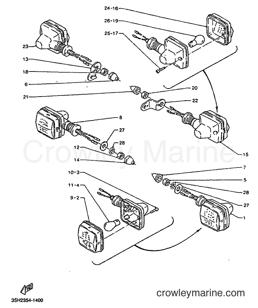1992 Dirt Bike TDR125 - TDR125 (3XE2) [999] - FLASHER LIGHT