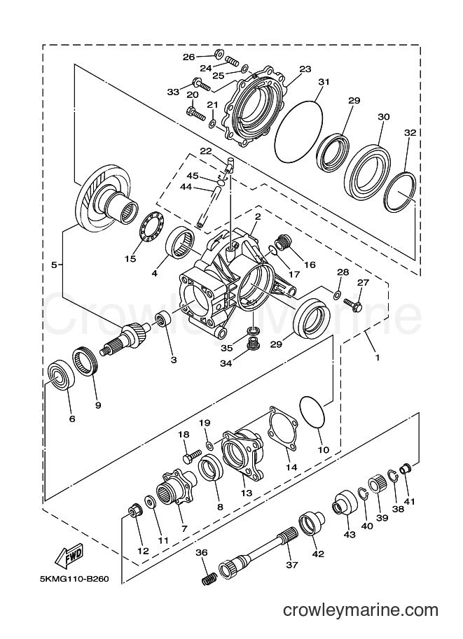 2007 ATV YFM660FWA - YFM660FWA (2C6U) [010] - DRIVE SHAFT