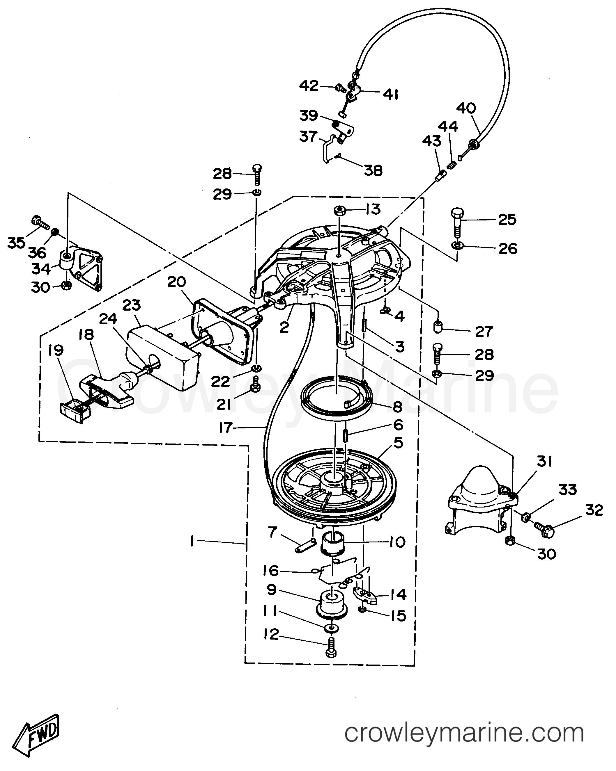 Yamaha Motors C40PLRU - STARTER