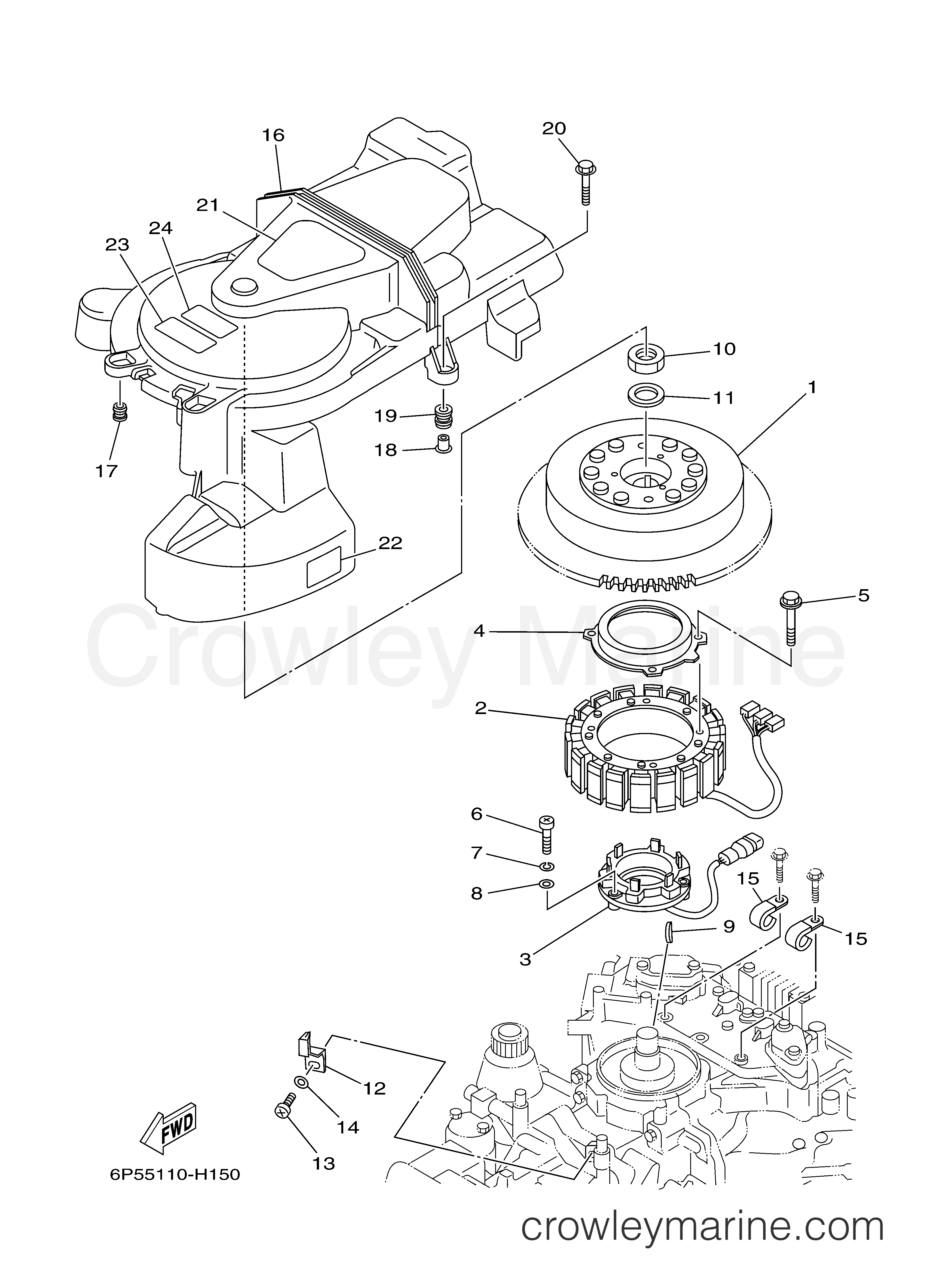 Yamaha Motors VZ250FTLR - GENERATOR