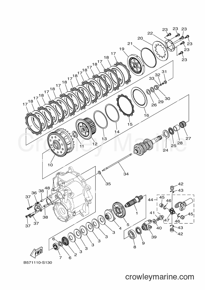 2017 ATV YXZ1000ETS - YXZ1000ETS (B577) [010] - CLUTCH
