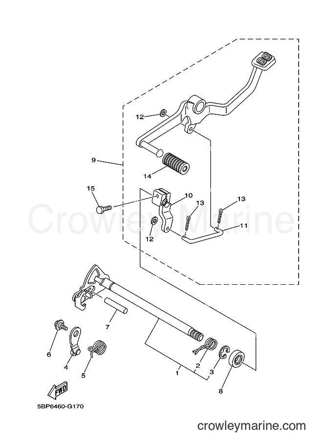 2013 Street Bike SX-4 - SX-4 (54D3) [010] - SHIFT SHAFT