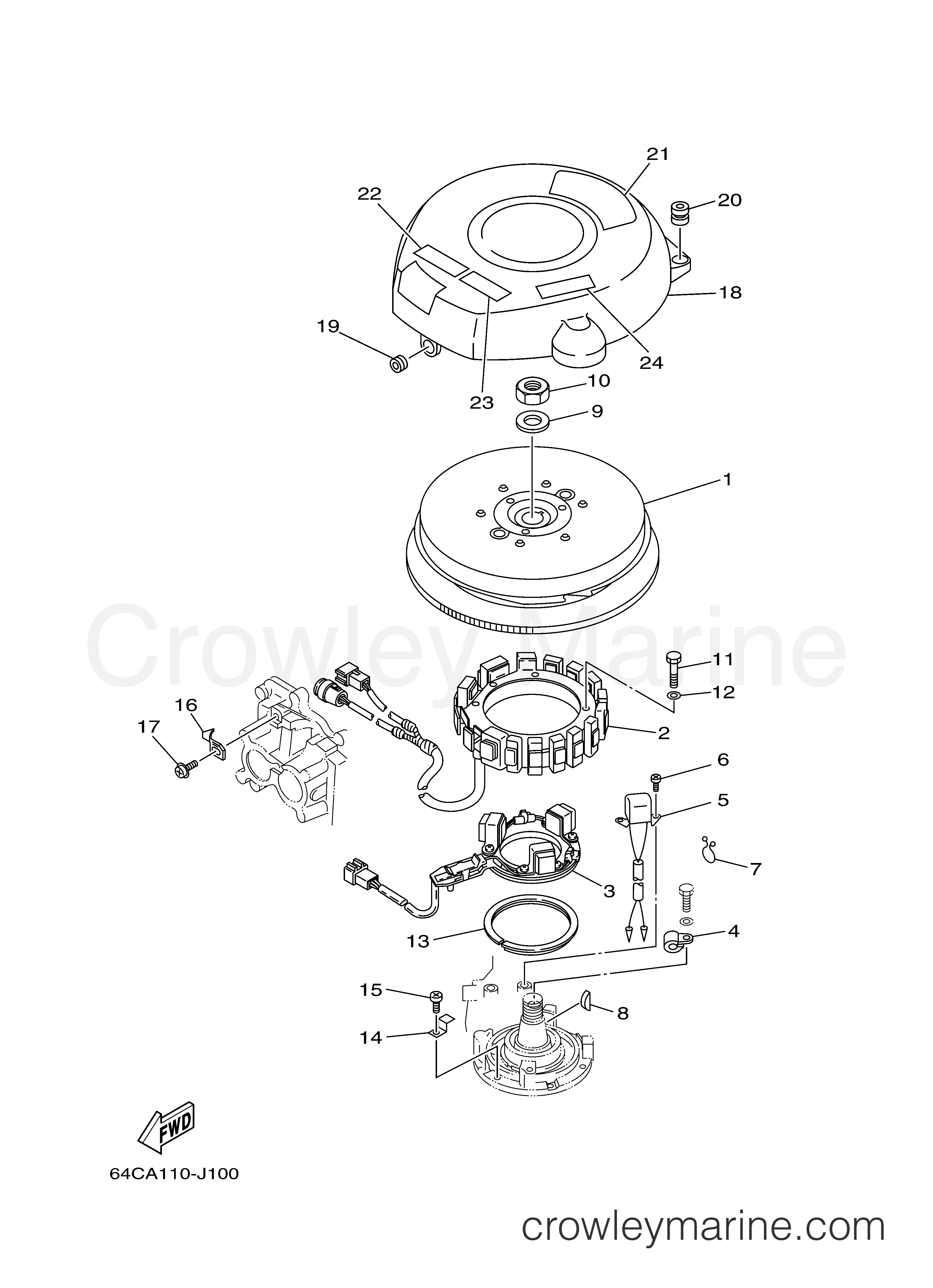 Yamaha Motors 150TXR - GENERATOR