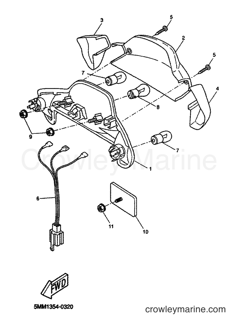 Yamaha Motors CW50 (5MN1) [030] - TAILLIGHT