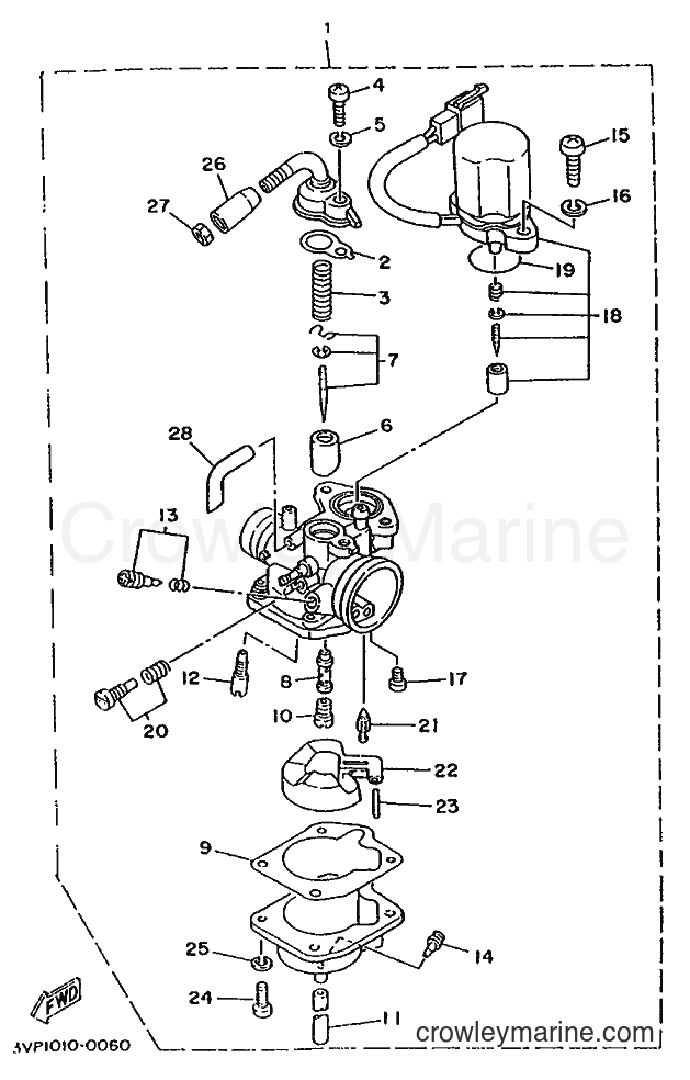 1995 Scooter YE80 - YE80 (4RG1) [999] - CARBURETOR