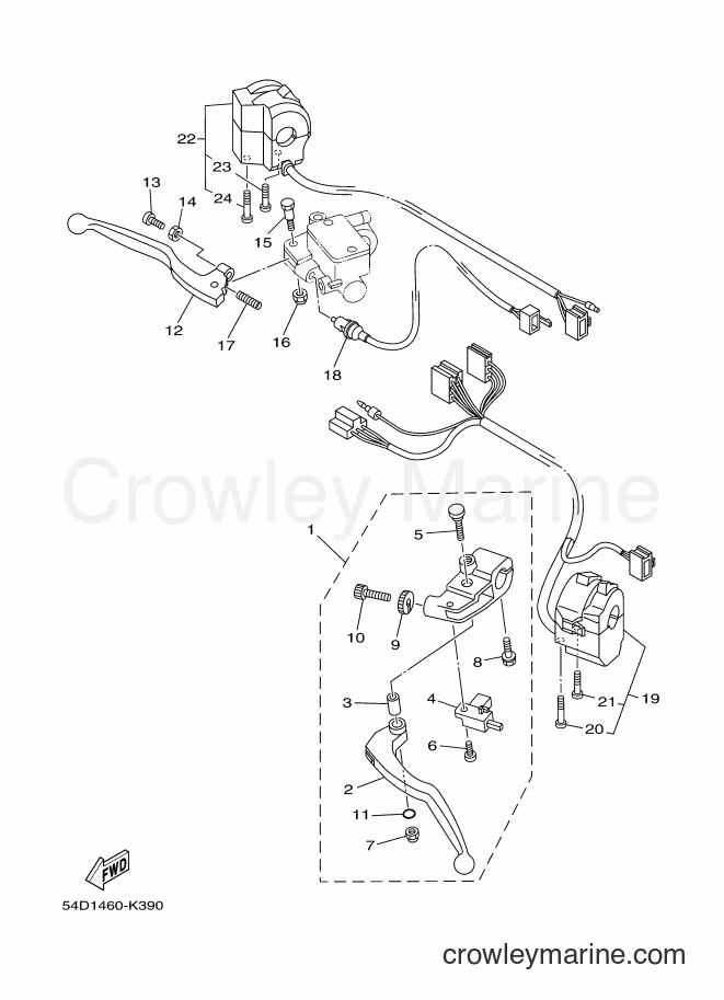 2013 Street Bike SX-4 - SX-4 (54D3) [010] - HANDLE SWITCH & LEVER
