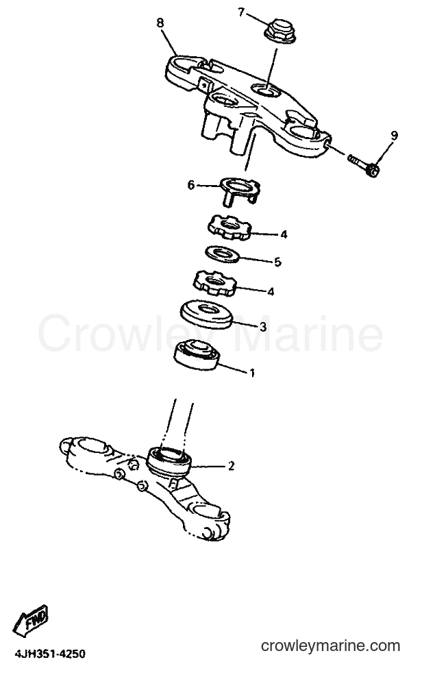 Yamaha Motors YZF600R (4NE2) [010] - STEERING
