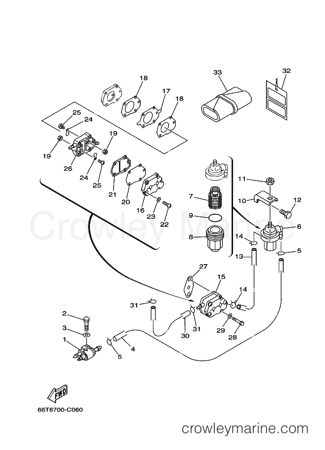 Yamaha Motors 40XWS (66TB) [210] - COMBUSTIVEL