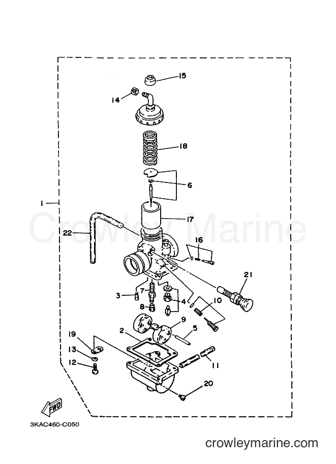 2004 Street Bike RX-K - RX-K (3KAF) [010] - CARBURETOR
