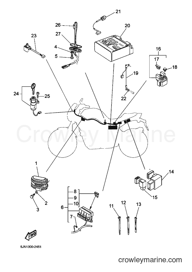2002 Street Bike BT1100 - BT1100 (5JN1) [030] - ELECTRICAL 2