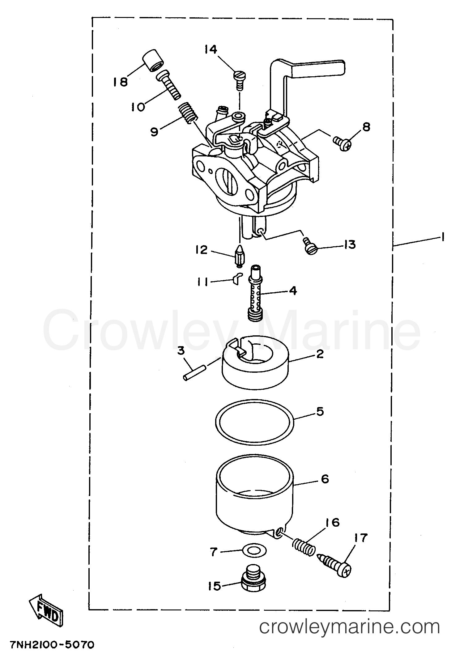 Yamaha Motors YG2600X - CARBURETOR
