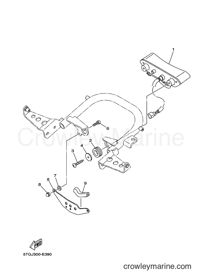 2009 ATV YFZ450 - YFZ450 (5D3R) [010] - TAILLIGHT