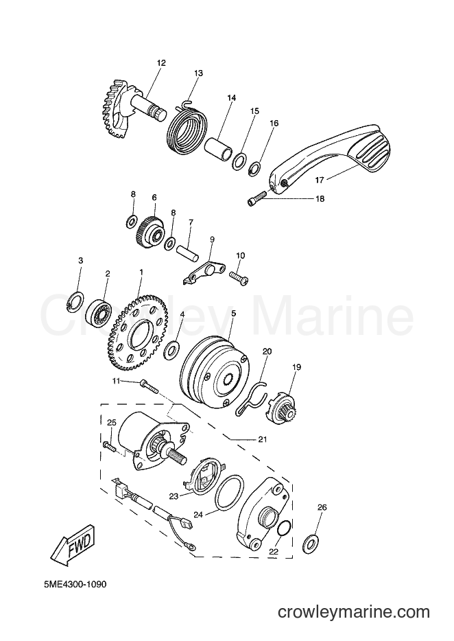 Yamaha Motors YQ100 (5ME6) [060] - STARTER