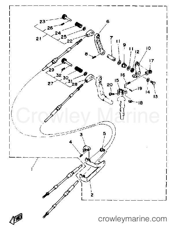 Yamaha Motors 6SD - REMOTE CONTROL ATTACHMENT