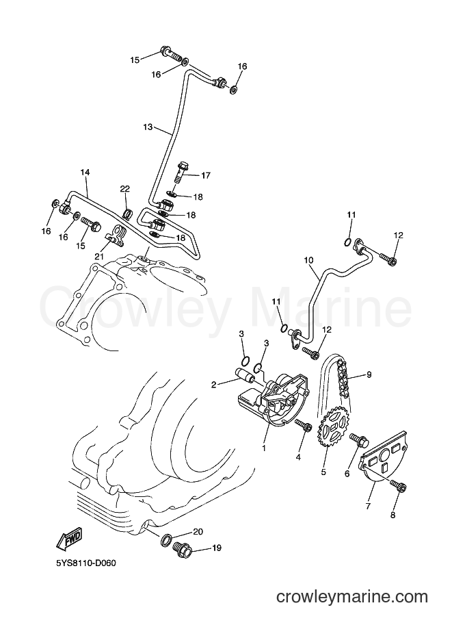 2005 Cruiser XVS1100A - XVS1100A (5YSA) [010] - OIL PUMP