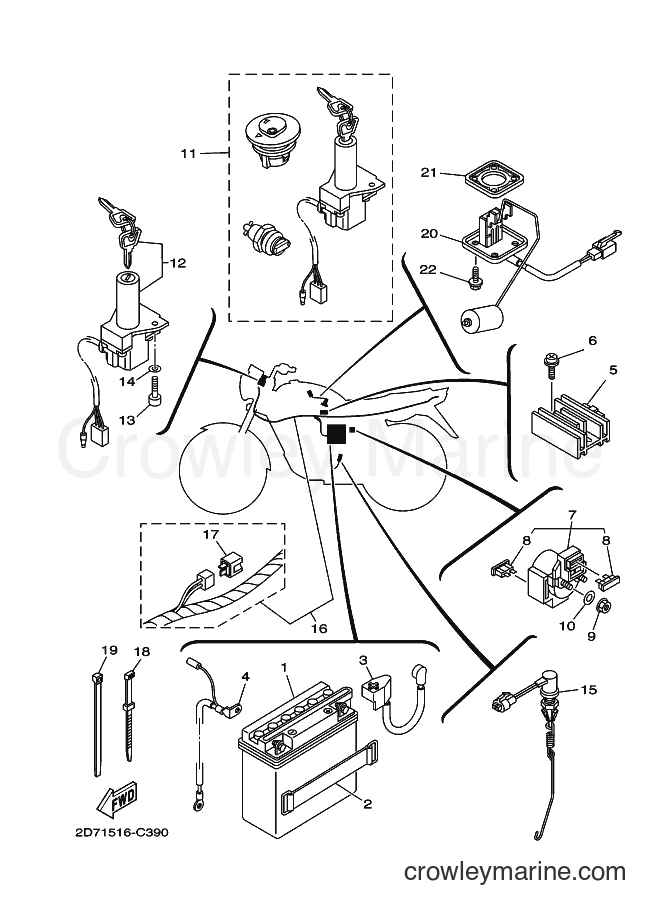 2004 Street Bike YBR125 - YBR125 (2D71) [010] - ELECTRICAL 1