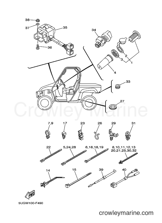 2007 ATV YXR660F - YXR660F (5UGX) [010] - ELECTRICAL 2