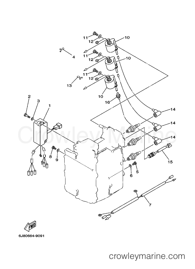 Yamaha Motors 30MLHD (6J8D) [100] - ELECTRICAL 1
