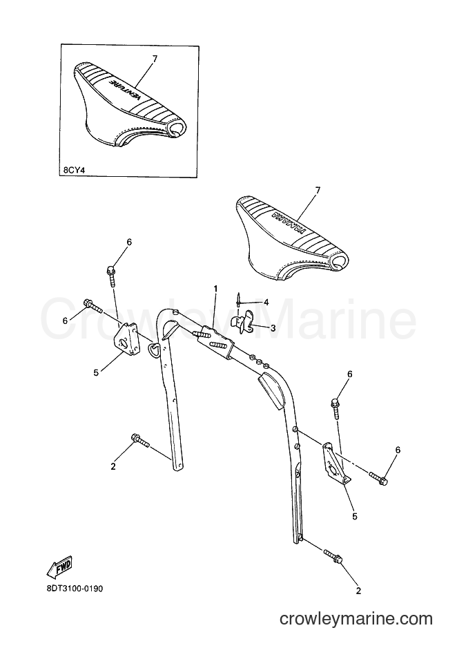 Yamaha Motors VT500 (8CY4) [030] - STEERING GATE