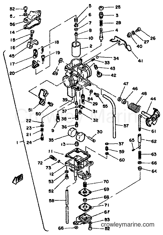 1981 Dirt Bike XT250 - XT250 (5G4) [999] - CARBURETOR
