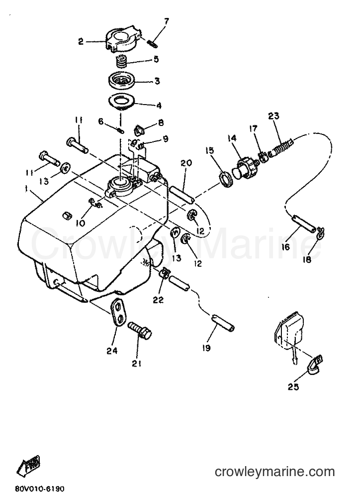1997 Snowmobile BR250L - BR250L (82F) [999] - FUEL TANK