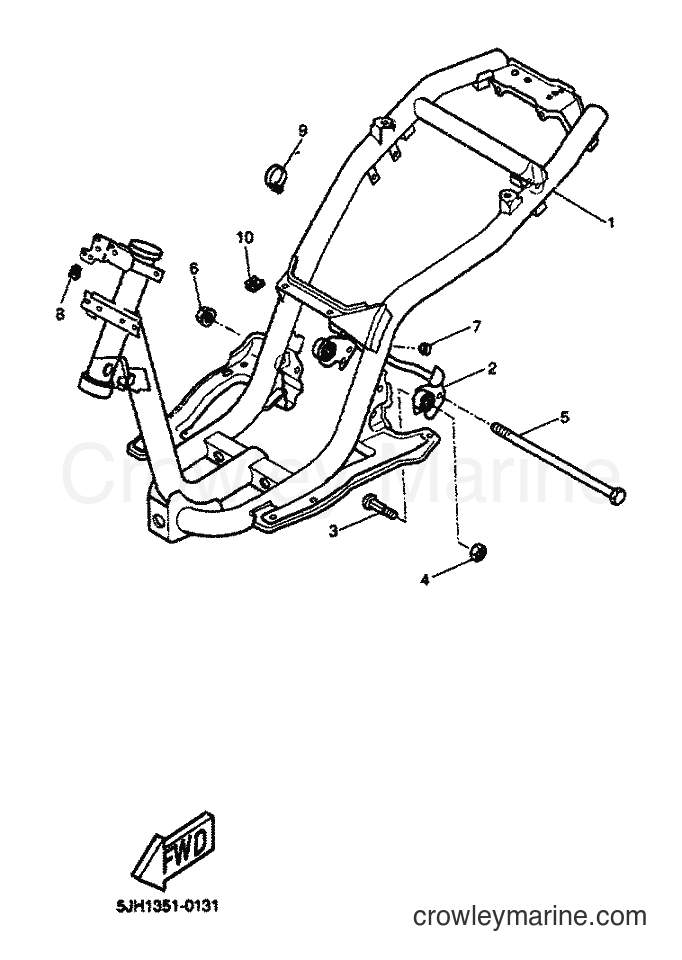 2000 Scooter EW50 - EW50 (5LH1) [020] - FRAME