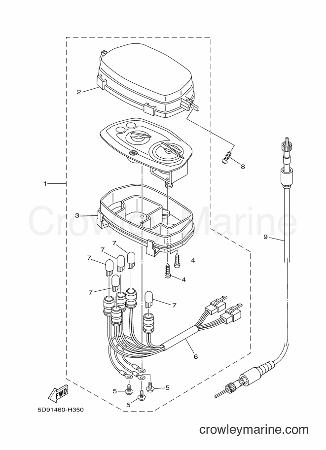 Yamaha Motors T115 (5D91) [010] - METER
