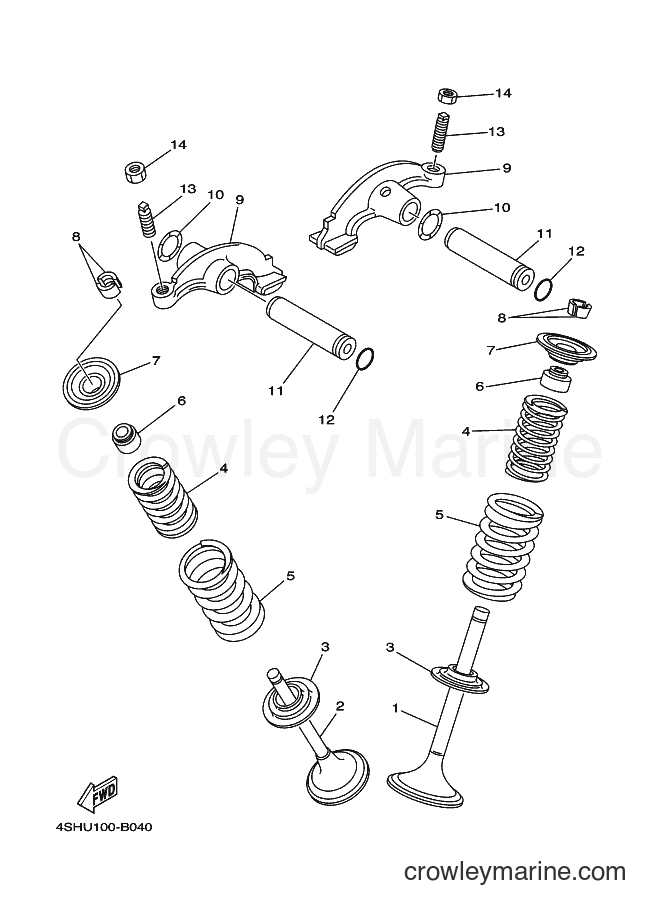 2005 ATV YFM400FW - YFM400FW (1C13) [010] - VALVE