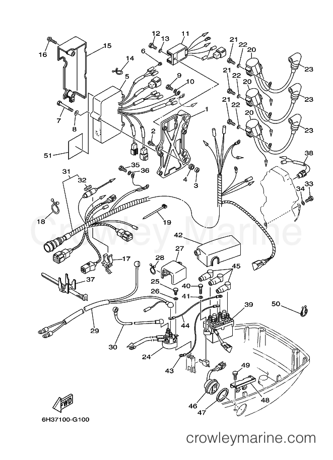 Yamaha Motors 60F (6H2N) [050] - ELECTRICAL