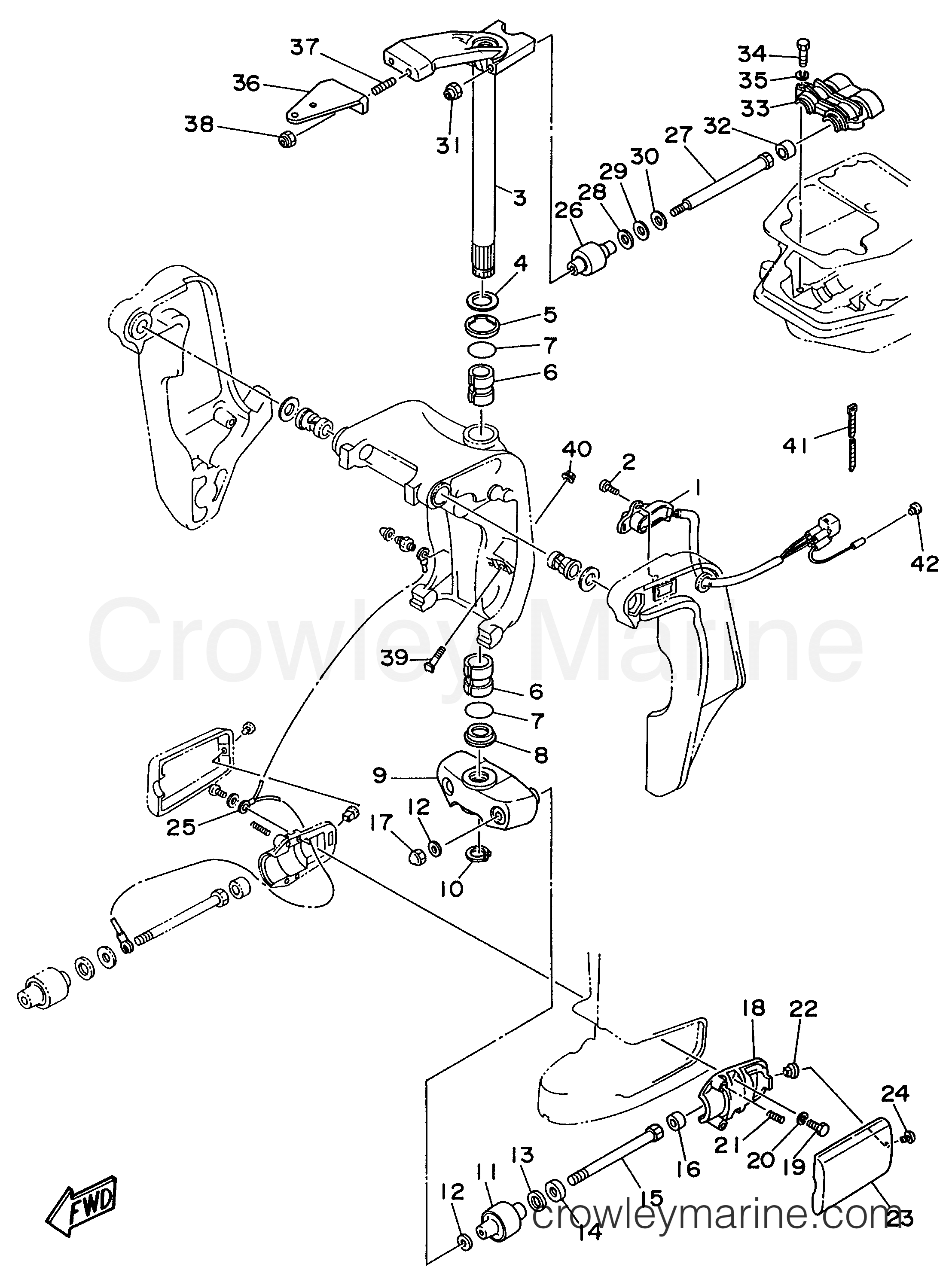 Yamaha Motors C60ELRU - BRACKET 2