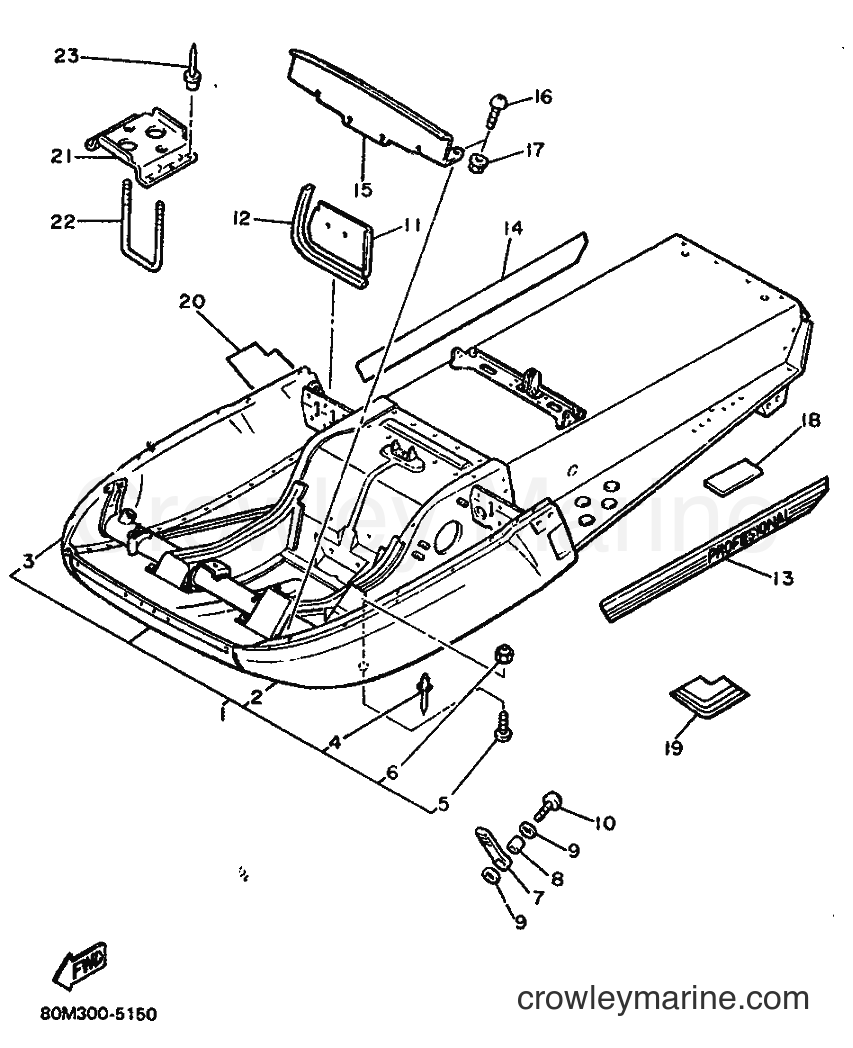 1996 Snowmobile ET340PK - ET340PK (81V) [999] - FRAME