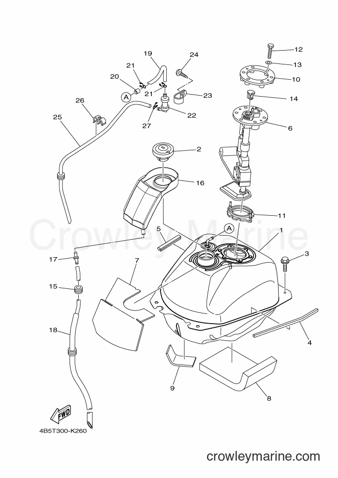 2011 Scooter XP500A - XP500A (1LD3) [010] - FUEL TANK