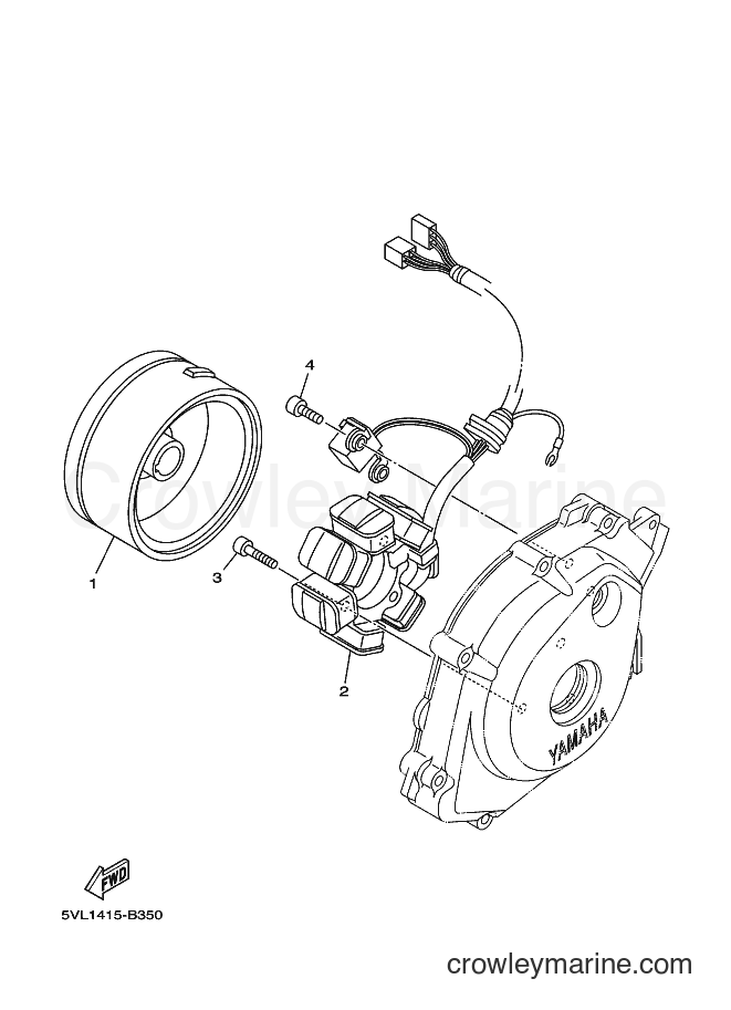 2004 Street Bike YBR125 - YBR125 (2D71) [010] - GENERATOR