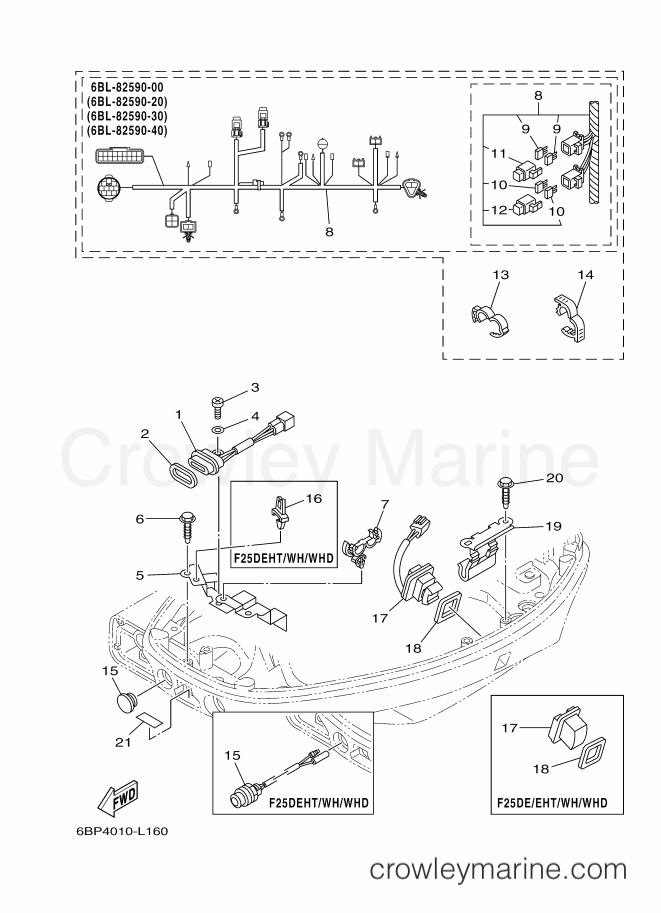 Yamaha Motors F25DEHTX (6BP5) [400] - ELECTRICAL 5