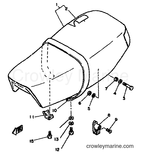 1981 Dirt Bike XT250 - XT250 (5G4) [999] - SEAT