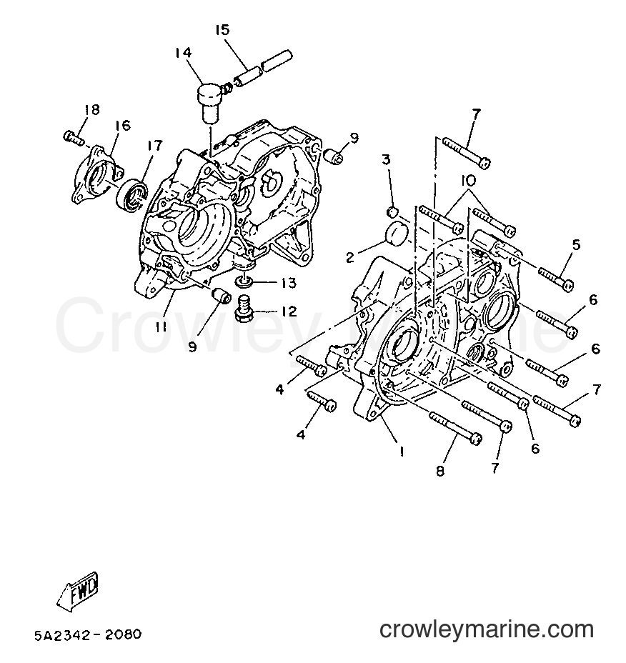Yamaha Motors FS1 (3EE1) [999] - CRANKCASE